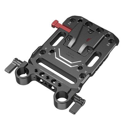 SmallRig V Mount Battery Plate with Dual 15mm Rod Clamp - 3016