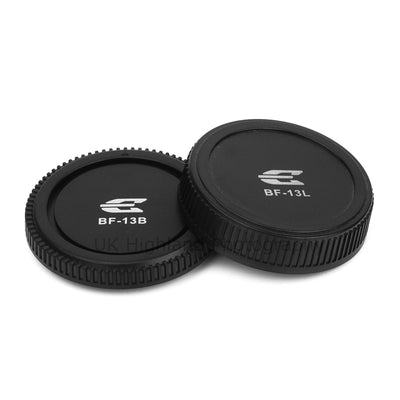 Pixel Lens Rear Cap + Camera Body Cap combo for Olympus DSLR & Lenses - Rogitech Ltd