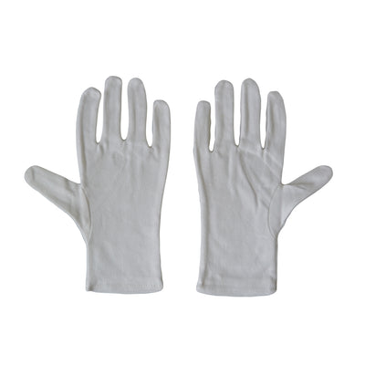 Kaavie High Density White Cotton Gloves - Medium 6 Pairs - Rogitech Ltd