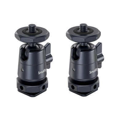 SmallRig mini Ball-Head Mounting Support Kit with Removable Cold Shoe (2pcs) - 2948B