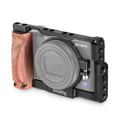 SmallRig Cage with Wooden Side Grip Kit for Sony RX100 VI - 2225