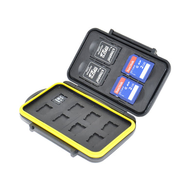 JJC MC-SDMSD12 Memory Card Case fits 4 x SD, 8 x Micro SD cards