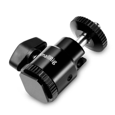 SmallRig Cold Shoe to 1/4'' Threaded Swivel Mini Ball Adapter - 761