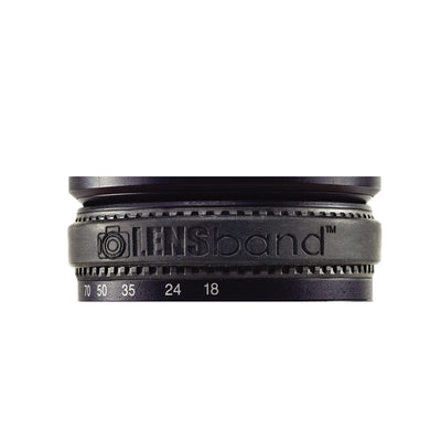 LensBand Lens Band Zoom Lens Creep Reducer - Black