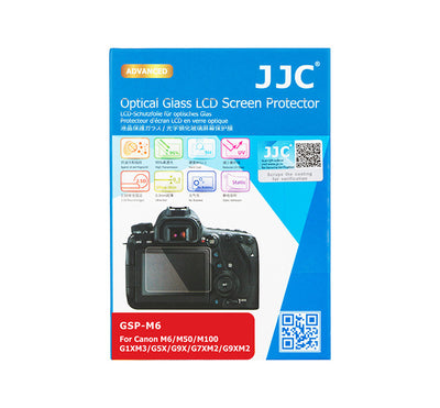 JJC GSP-M6 Glass LCD Screen Protector for Canon EOS M6, M6 II, G5X, G5X II, G7X II, G9X, G9X II