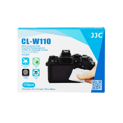 JJC CL-W110 Moist Wet Cleaning Wipe, Size 15.3 x 12cm (110pcs per Pack)