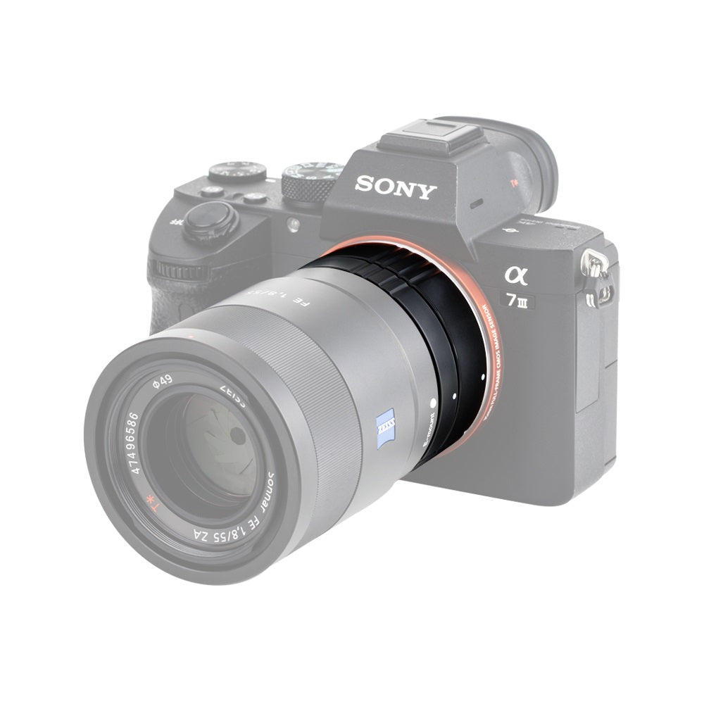 JJC AET-SES(II) Automatische Verlängerungsrohre Für Sony E-Mount – 10mm & 16mm Set Für Makrofotografie
