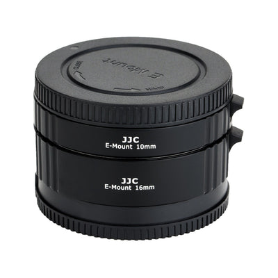 JJC AET-SES(II) 10mm/16mm Sets Automatic Focus Extension Tube for Sony E Mount