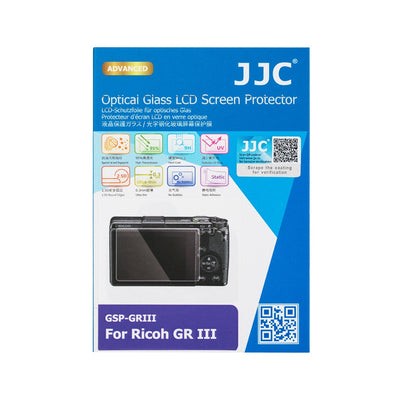 JJC GSP-GRIII 0.3mm Optical Glass LCD Screen Cover Protector for Ricoh GR III