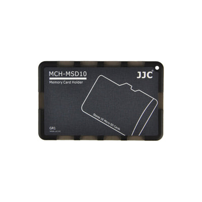 JJC MCH-MSD10 Credit Card Size Memory Card Holder Hard Case for 10 x Micro SD